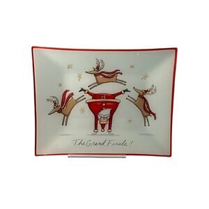 Christmas Tray Prima Design Santa Leapong Reindeer The Grande Finale Stars New